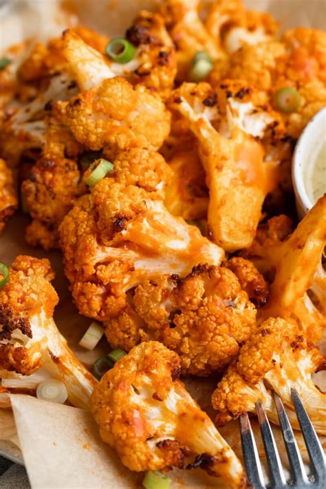 Air Fryer Buffalo Cauliflower - 40 Aprons