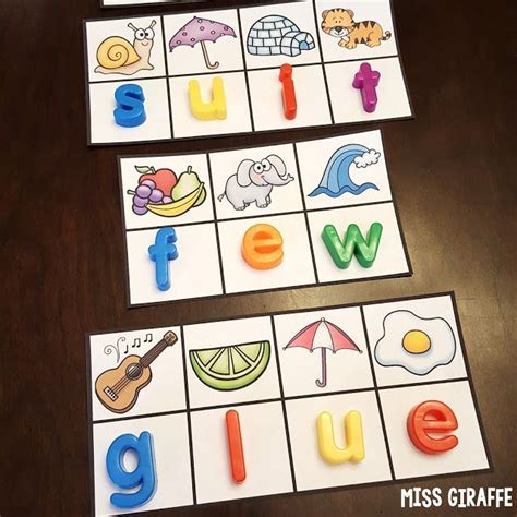 Miss Giraffe's Class: EW UE UI Activities | Alphabet activities, Phonics, Phonics reading