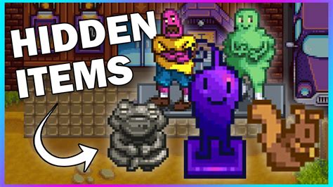 THE SECRET STATUES & COLLECTIBLES of Stardew Valley | Every Hidden Decoration - YouTube