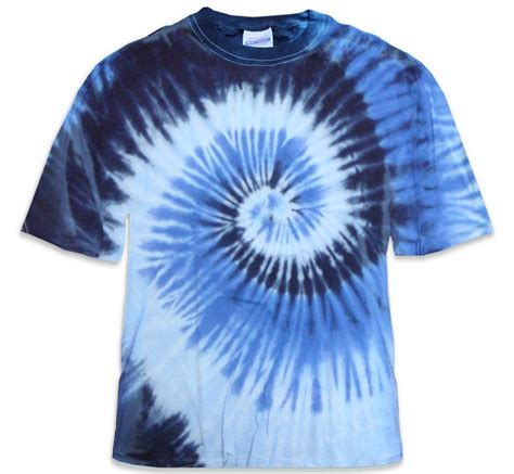 Blue Ocean Spiral Tie Dye T-Shirt – Bewild