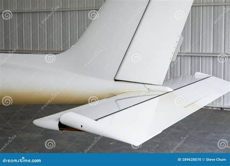 Close-up of Part of the Fuselage of a Small Aircraft Stock Photo ...