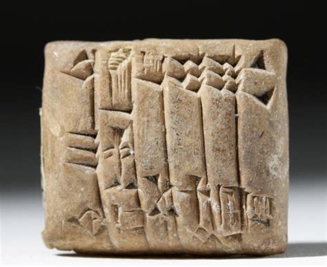 Sold Price: Mesopotamian Cuneiform Clay Tablet - Translated - January 3 ...