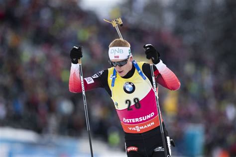 Johannes Thingnes Boe (NOR) - Bildergalerie Biathlon IBU World Championships, Oestersund (SWE ...