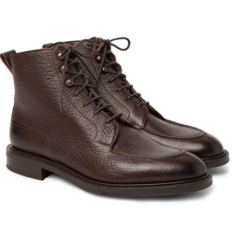 Edward Green - Cranleigh Full-Grain Leather Boots - Brown Edward Green