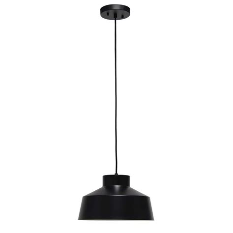 Elegant Designs 60 in. 1-Light Black Farmhouse Pendant Light PT1012-BLK ...