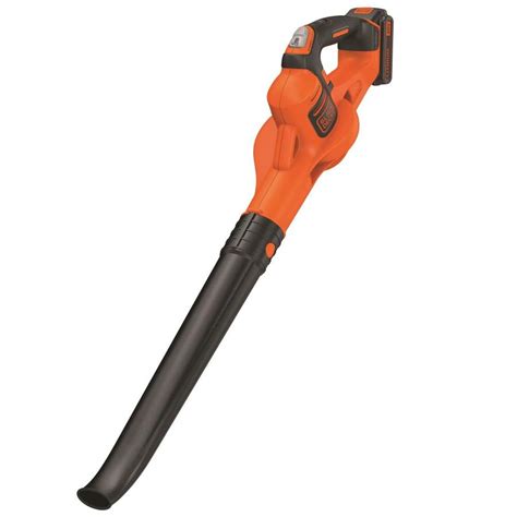 BLACK+DECKER POWERBOOST 20-volt Max Lithium Ion 100-CFM Cordless Electric Leaf Blower (Battery ...