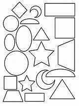 Shapes coloring Pages sketch template