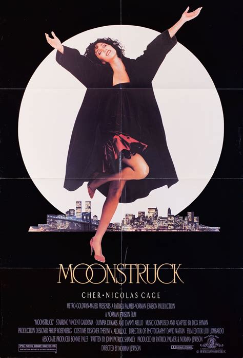 Moonstruck Original 1987 U.S. One Sheet Movie Poster - Posteritati ...