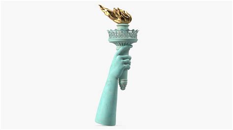 3D Hand Holding the Torch of Liberty - TurboSquid 2046554