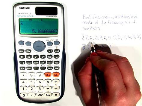 How to find mean, median, and mode on your calculator, LSM 1003 - YouTube