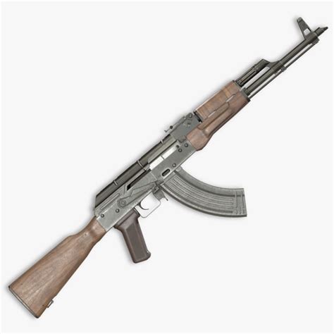 3D akm assault rifle - model - TurboSquid 1164127