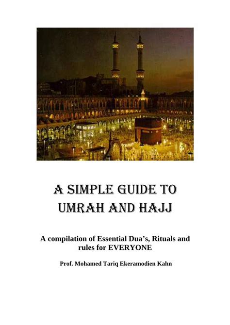 (PDF) Al hajj - the hajj rituals simplified - DOKUMEN.TIPS