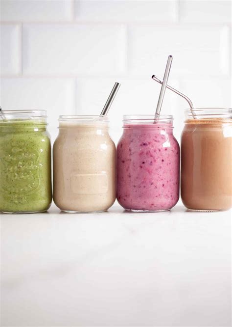 Plant-Powered Protein Smoothies 4 Ways - SO VEGAN