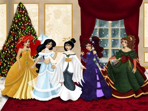 disney christmas | Free Disney Princess Christmas Wallpaper - Download ...