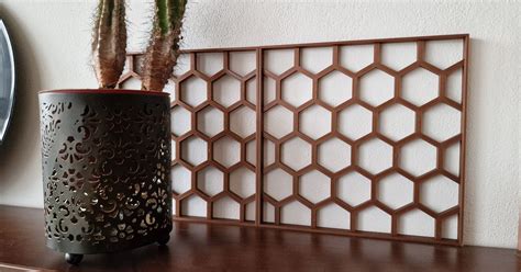 Decorative Honeycomb Panel by Filip Magula | Download free STL model | Printables.com