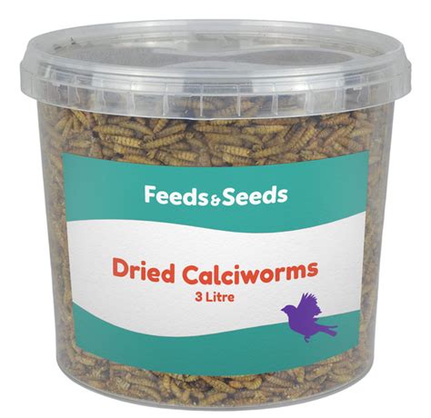 Buy Dried Calci Worms for Birds & Hedgehogs | Free PP over £25 | Feeds and Seeds