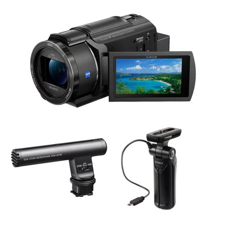 Sony FDR-AX43A UHD 4K Handycam Camcorder with Vlogger Accessories Kit FDR-AX43A/B 1