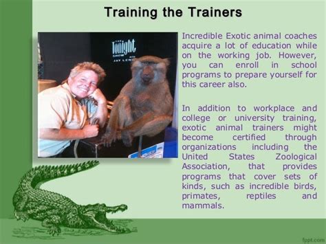 Stephanie Taunton | Exotic Animal Trainer Career