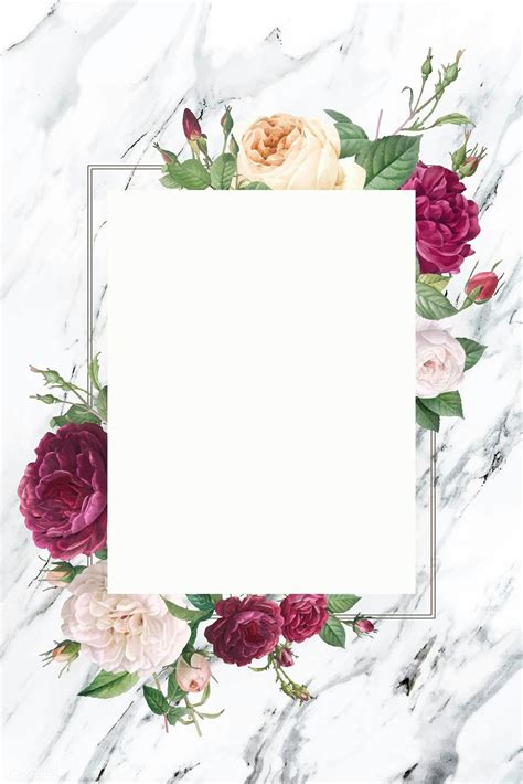 Template - Aesthetic Wallpapers | Bloem behang, Uitnodigingskaarten ...