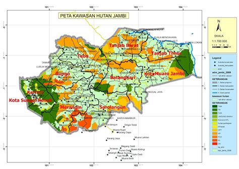 Randie Sapoetra: Peta dan deskripsi Provinsi Jambi