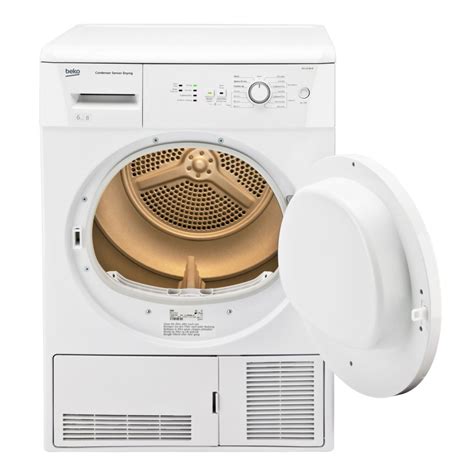 Beko DCU6130W 6kg Freestanding Condenser Tumble Dryer - White | Appliances Direct