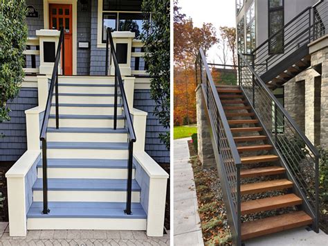 20 Simple Outdoor Stairs Design Ideas For House 2024