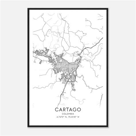 Cartago - Custom Maps & Posters