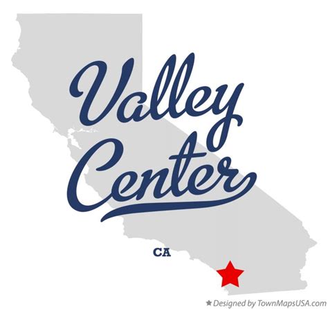 Map of Valley Center, CA, California