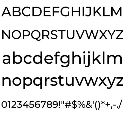 MONTSERRAT MEDIUM FONT | Montserrat, Montserrat font, Fonts