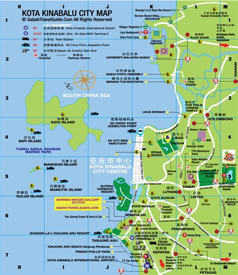 Kota Kinabalu Map - Sabah Travel Guide - Ultimate travel guide! Sabah, Malaysia. Kota Kinabalu ...