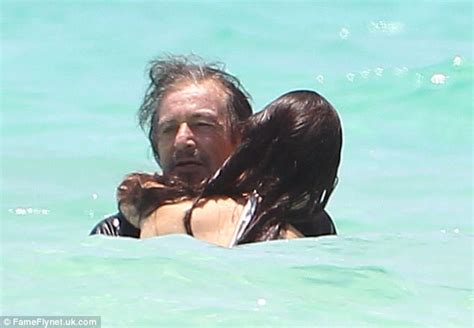 Al Pacino cops saucy feel of bikini-clad Lucila in Mexico - WSTale.com