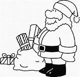 Santa Claus And Presents coloring Page  Download Print Or Color sketch template
