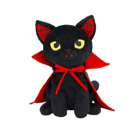 Plushible 12 Inch Halloween Stuffed Plush Viktor the Vampire Cat, 12 ...