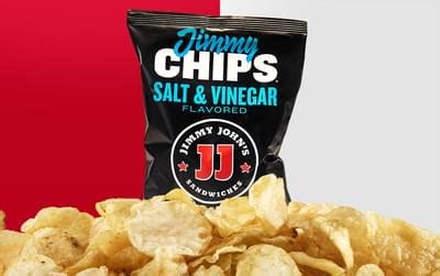 Jimmy Johns Salt & Vinegar Jimmy Chips Nutrition Facts