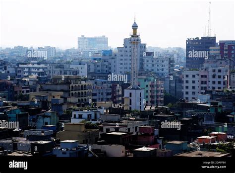 DHAKA, BANGLADESH– 13 November 2020: Aerial view at Mirpur area in ...