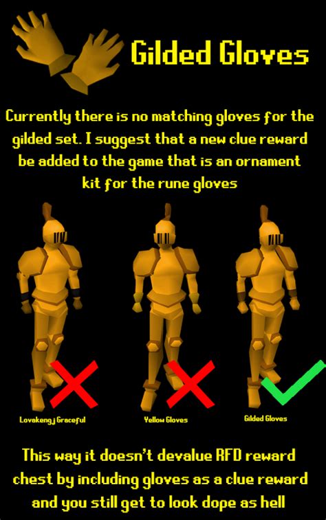 [Suggestion] Gilded Ornament Kit for Rune Gloves : r/2007scape