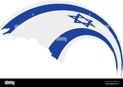 Israel flag, vector illustration Stock Vector Image & Art - Alamy