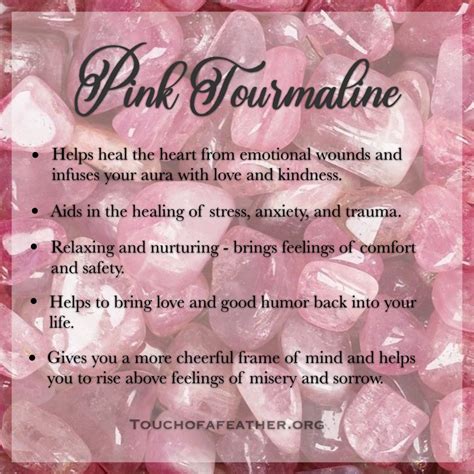 Pink Tourmaline - | Pink tourmaline crystal, Crystals healing ...