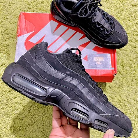 Nike Air Max 95 Triple Black (2014/2016/2018) Men's... - Depop