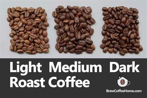 Different Types Of Coffee Roasts - Light, Medium, Dark Roast Coffee