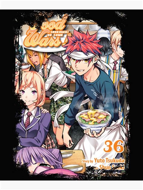 "Food Wars Characters Food Wars Shokugeki no Soma Anime Grunge Border ...