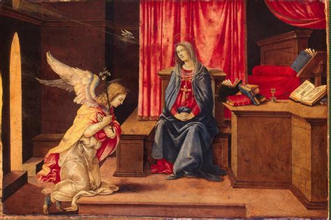 Annunciation Painting | Lippi Filippino Oil Paintings