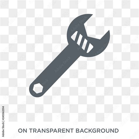 Spanner icon. Trendy flat vector Spanner icon on transparent background ...