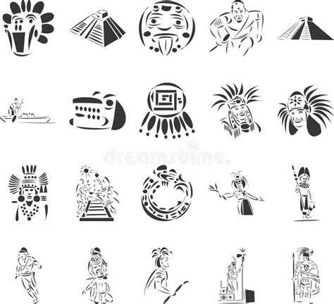 Pre-Columbian Civilizations Stock Vector - Image: 6912566