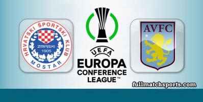 Zrinjski Mostar vs Aston Villa Full Match UECL 2023-24 • fullmatch