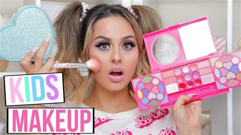 FULL FACE USING ONLY KIDS MAKEUP TUTORIAL - YouTube | Kids makeup ...