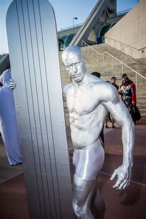 Silver Surfer cosplay | Silver surfer, Surfer painting, Comic con 2014