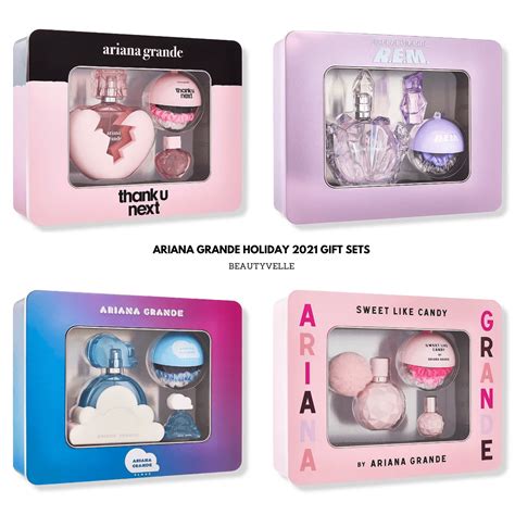 Ariana Grande 2021 Holiday Gift Sets | Ariana grande, Ariana grande ...