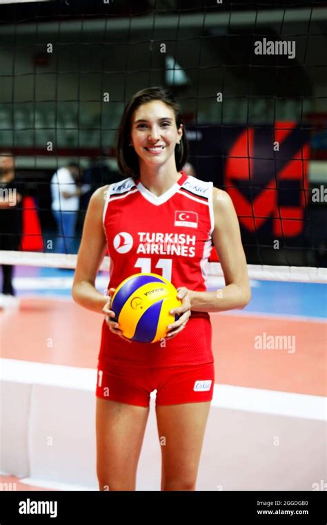 13-08-2021 Istanbul-Turkey: Turkey Volleyball Women's National Team Player Zehra Güneş Stock ...