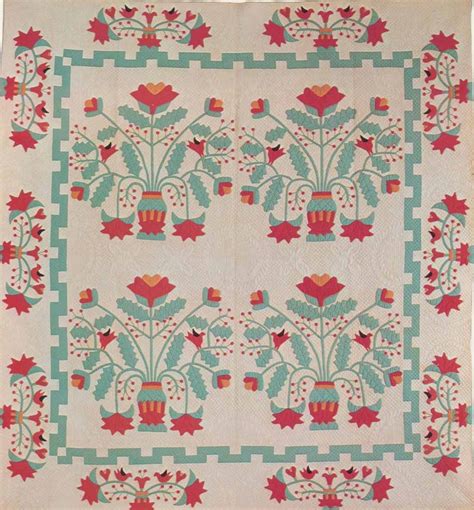 1000+ images about Antique Appliqué Quilts on Pinterest | Antiques, Red green and Folk art